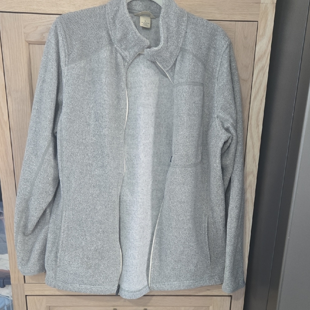 Duluth Trading Co Gray Polyester Jacket - image 1